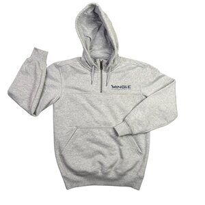 Carhartt Hoodie Mens Small Gray Rain Defender 1/4 Zip Sweatshirt Workwear S